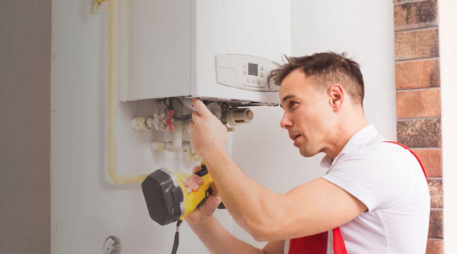 Local water heater installation in Albers, IL